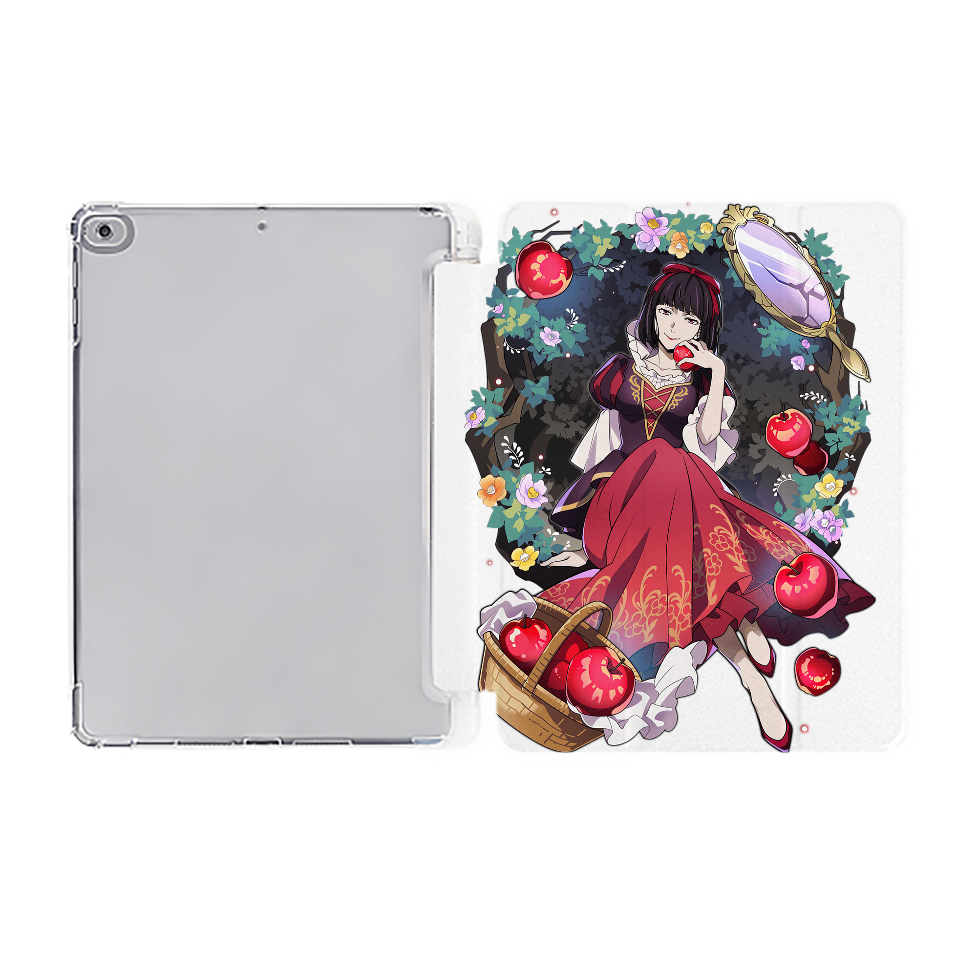 （画像用） 文豪ストレイドッグス Bungo Stray Dogs IPad ケース ペン収納付き 三つ折りスタンド PUレザー×シリコン 対応機種9.5/10.5/10.9インチ